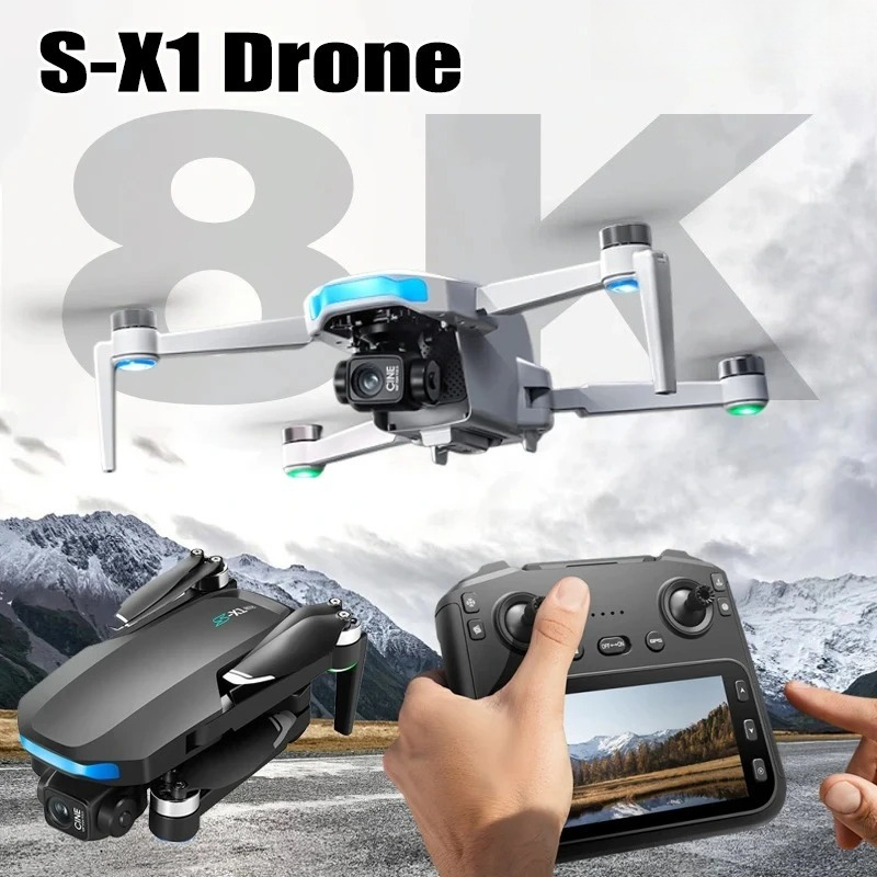 Drone Photogrammetry - Оригинальный дрон S-X1 8K HD, профессиональный,