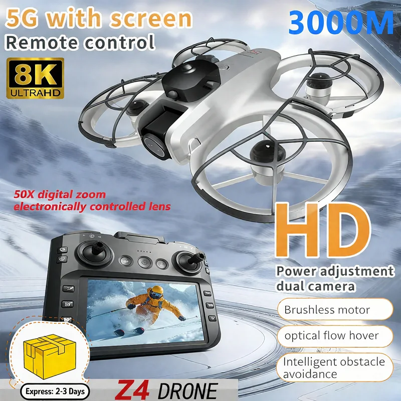 Новый дрон MINI Z4 4K Professi – обзор и цена Drone Surveying