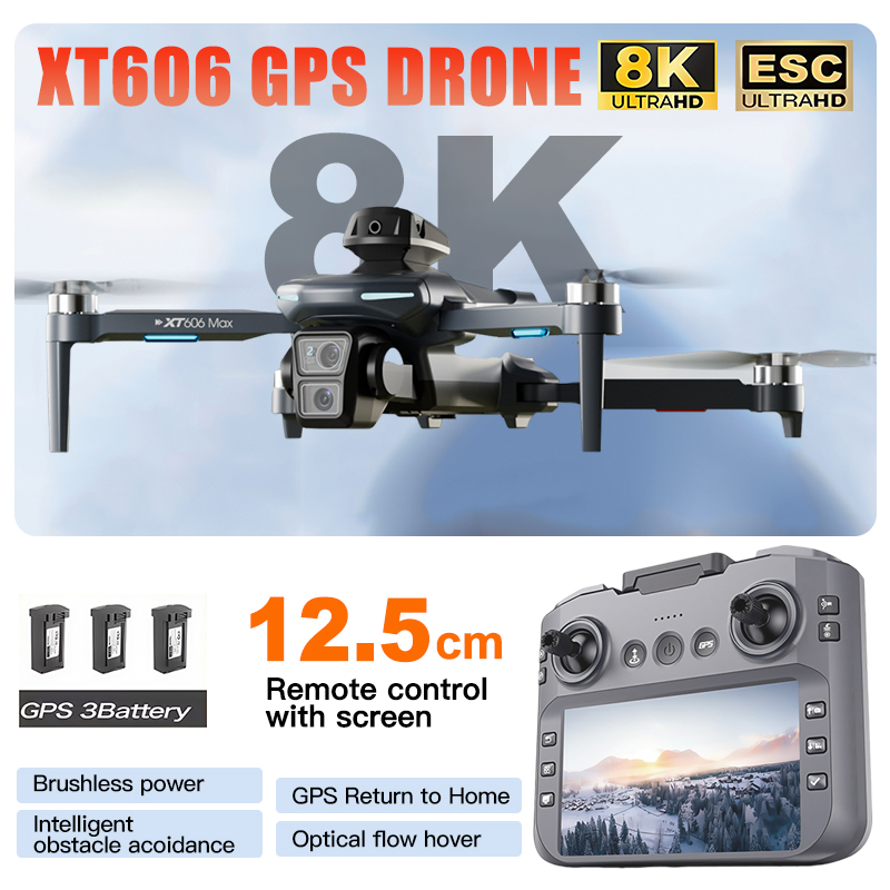Дрон XT606 MAX 3 с аккумулятор – обзор и цена Drone Surveying